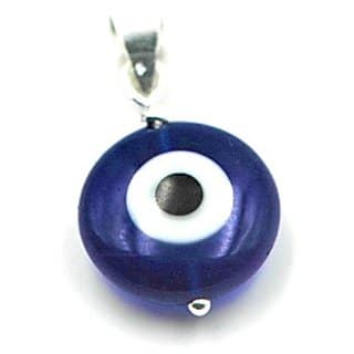 Evil Eye silver Pendant for Protection without chain for Men and Women by CEYLONMINE