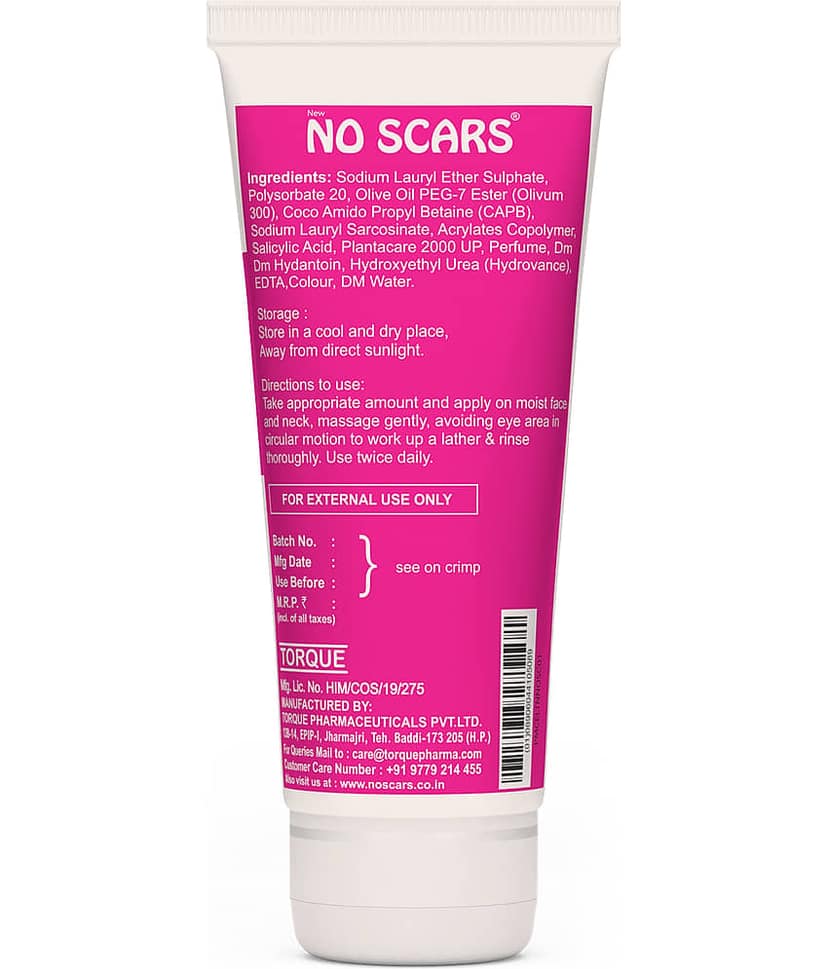 NO SCARS Face Wash - Pore Care Face Wash For All Skin Type ( Pack of 3 ) view 2