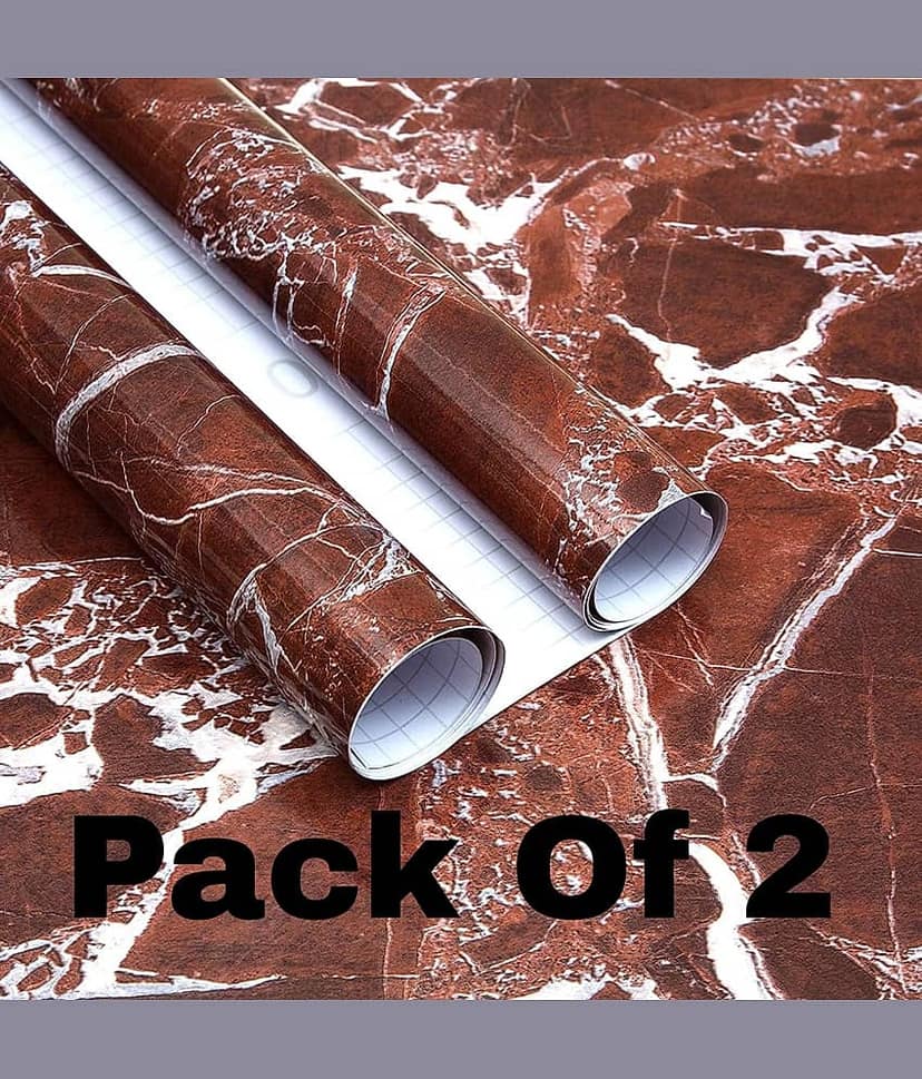 Sekhmet Red Marbal Kitchen cabinets Marble Wallpaper Oil Proof Waterproof Floor Tiles Stickers Waterproof Wall Paper for Home and Kitchen(60*200cm)