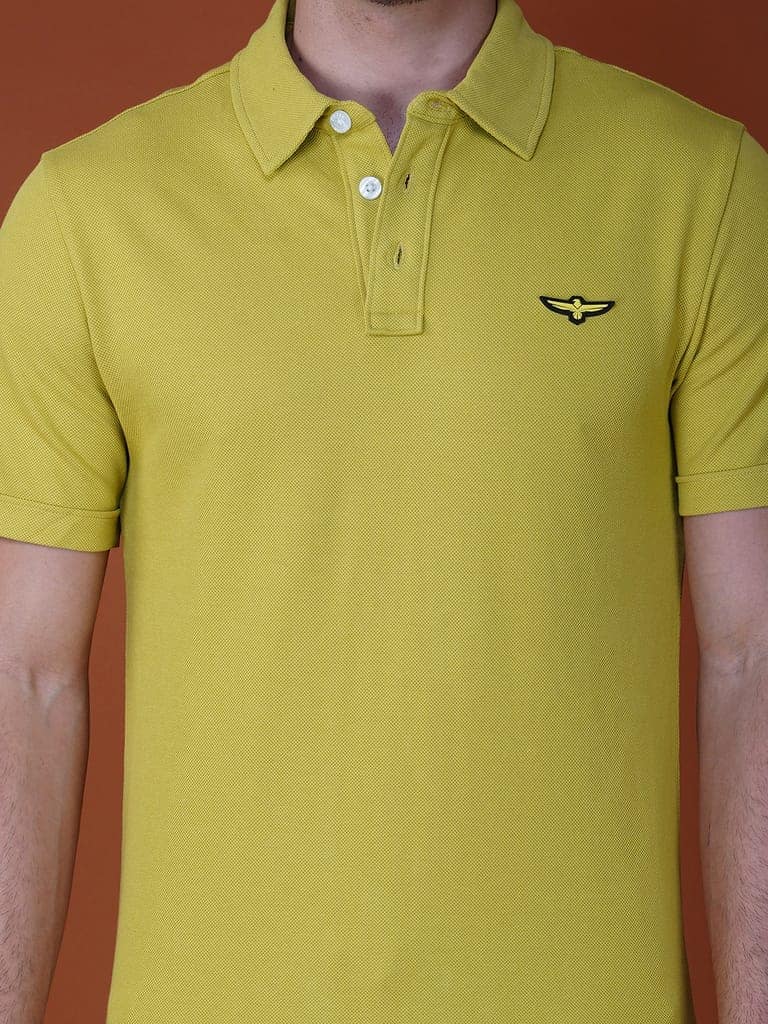 Solid Polo Shirt - HENNA view 6