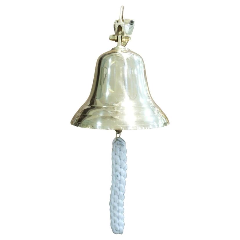 Brass Anchor Ship Bell | Marine Theme Decorative Ghanta, Height : 7 Inch (ZMAS652 F) view 2
