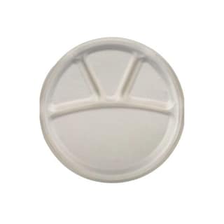 Eco Friendly Divided Plate 12 Pcs
