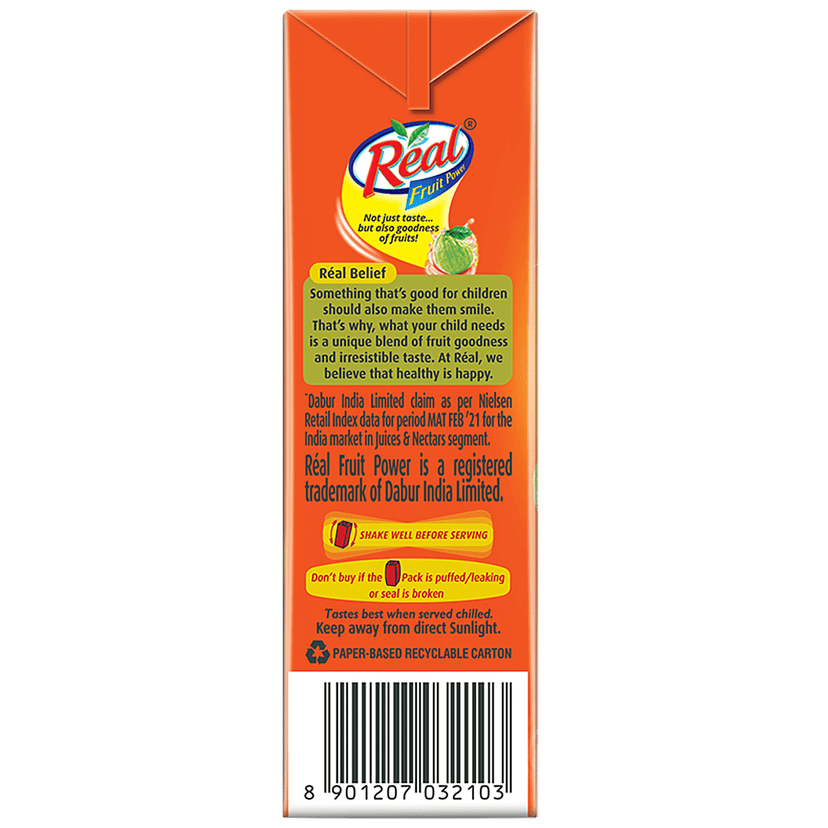Real Guava Fruit Power Juice, 180 Ml view 2