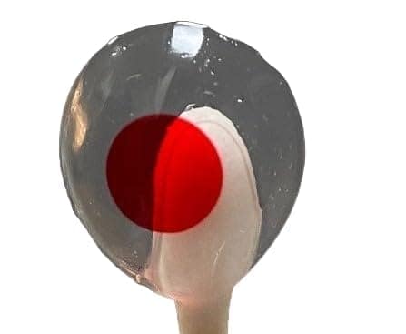 X Chrome Red Contact Lens for Color Blindness Including Lens Case, Lens Holder and 80 ML Solution