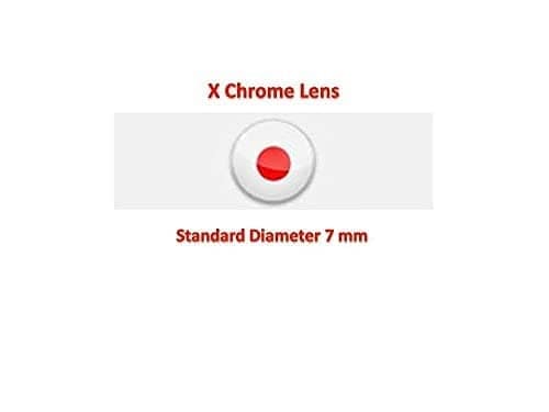 X Chrome Red Contact Lens for Color Blindness Including Lens Case, Lens Holder and 80 ML Solution view 4