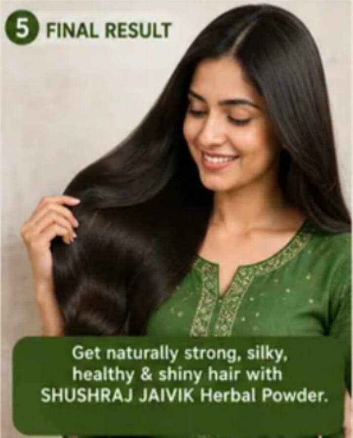 SHUSHRAJ JAIVIK Haircare Combo Pack – Amla, Reetha & Shikakai Powder | 100% Pure & Natural Herbal Hair Care | For Strong, Shiny & Healthy Hair | 80g Each view 9