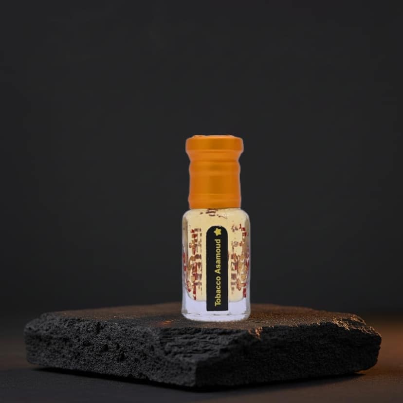alnaqi fragrances Tobacco Asamoud Attar |Perfume Oil | Unisex Arabian Attar | Alcohol-Free Roll-On | Long-Lasting Concentrated Perfume Oil with Tobacco, Bergamot, Jasmine, Oud & Vanilla view 3