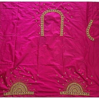 OMSAIFAB Cotton Silk Self Design Blouse Material