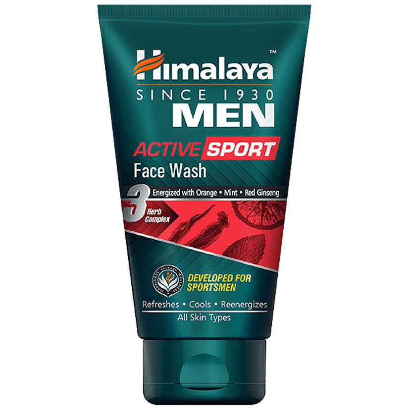 Himalaya Men Active Sport Face Wash, 50 Ml view 2