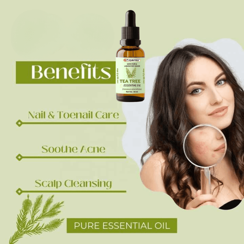 Pretty BUYERS Natural Tea Tree Essential Oil - 15 ml ( Pack Of 1) view 4