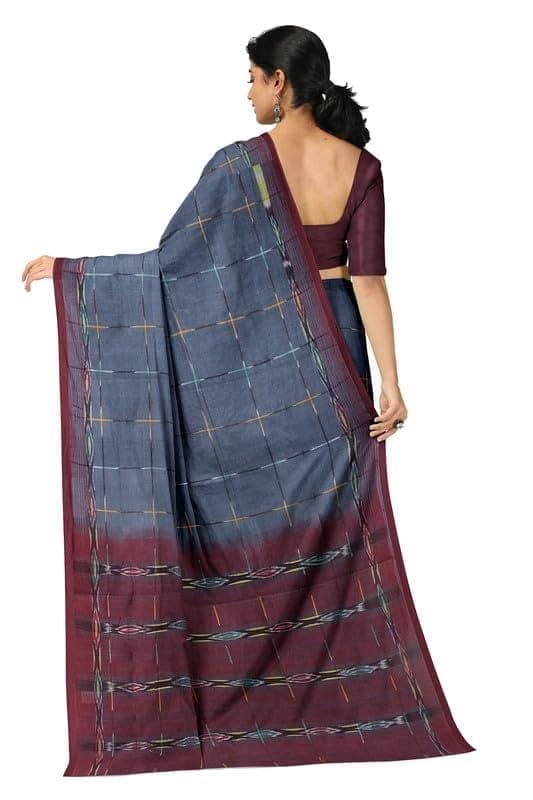 APCO Handloom (A Andhra Pradesh Govt Emporium)- Women's Traditional Pure Handloom Dulla Cotton Saree | DCS0007 view 3