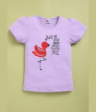 Mars Infiniti Pack of 1 Girls Cotton Top ( Purple )