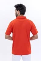 Aurora Red Polo T-Shirt view 2