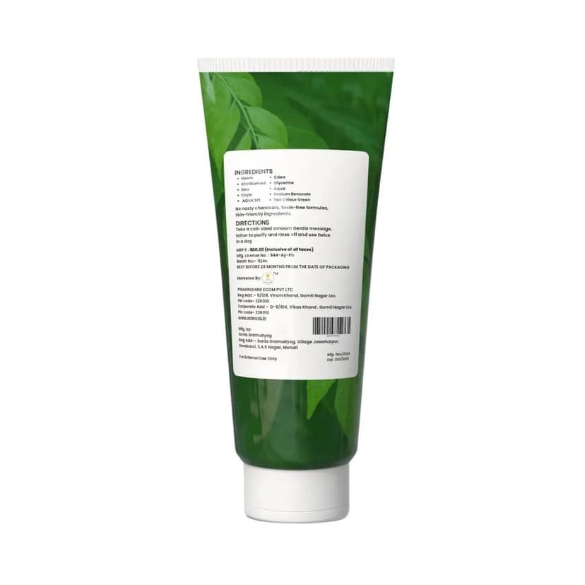 Orancia Acne-Prone Skin Face Wash Gel | With Ceramide Complex & Glycerin | Treats Active Acne | Kills 99.9% of Acne Bacteria | Non-Drying Formula | For Oily & Acne Prone Skin | For Men & Women | 100 ml view 7