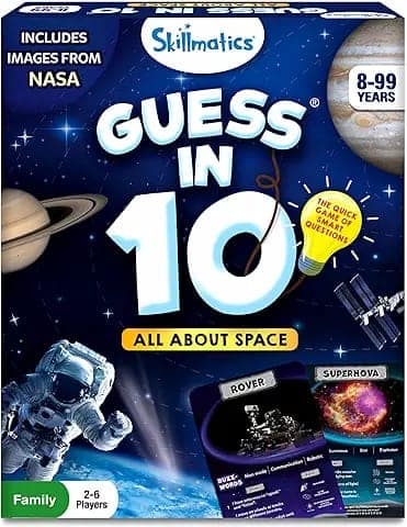 Guess in 10 – NASA Space, Educational & Trivia Card Game view 2