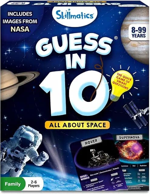 Guess in 10 – NASA Space, Educational & Trivia Card Game view 3