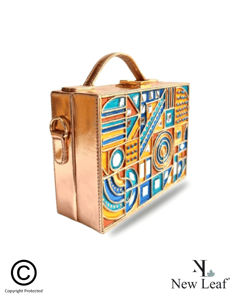 Opulent Aura Lippan Art Box Bag view 4