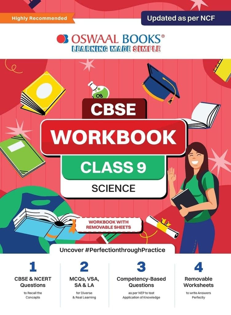 Oswaal CBSE Workbook Class 9 Science | Updated as per NCF | For Latest Exam Oswaal Editorial Board