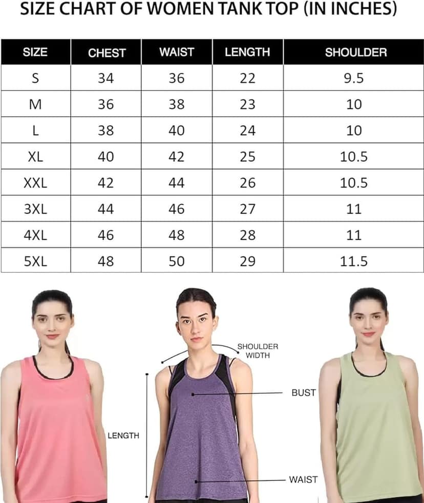 BlueFicus Women's cotton Tank Top Camisole Solid Plain Sports Summer Gym Workout view 5