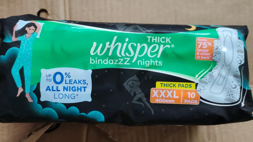 Whisper thick bindazz nights XXXL 400mm 10 pads