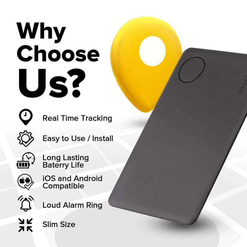 tag8 Dolphin Smart Sleek Card Tracker view 4