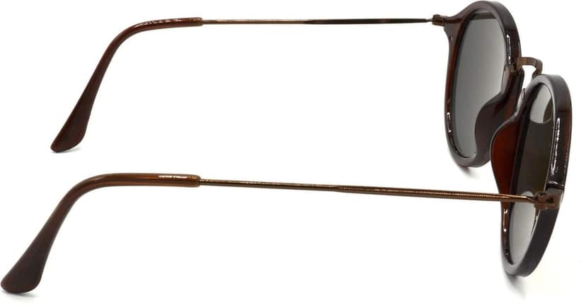 HRINKAR Unisex Wrap-around Sunglasses Golden & Brown Frame, Pink & Golden Lens (Medium) - Pack of 2 view 5