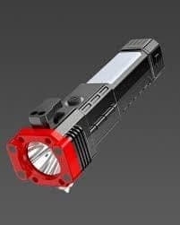 Rechargeable Hammer Torch LED Flashlight with Powerful Light