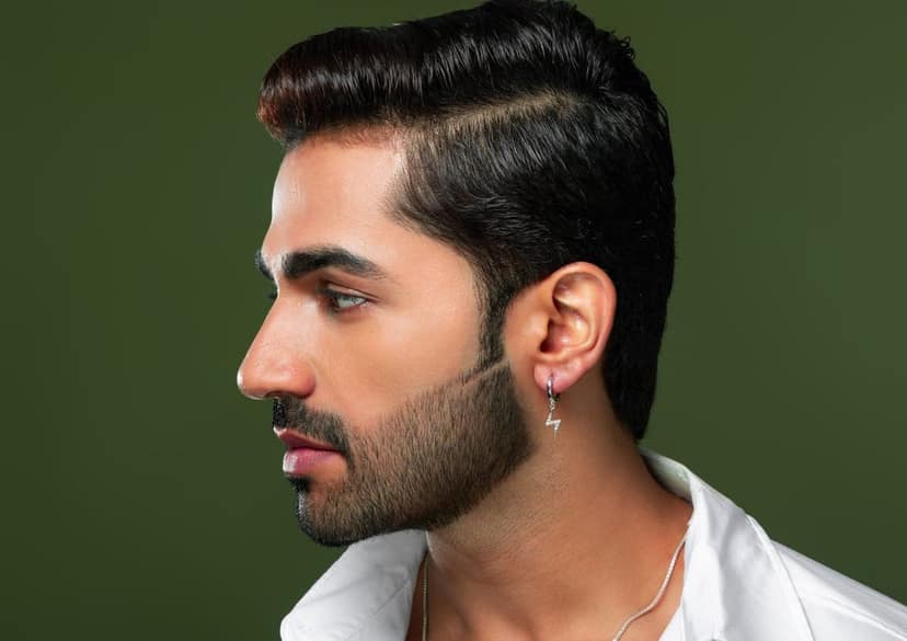 Lightning Bolt Drop Earring For Men (1 Pc Only) view 6