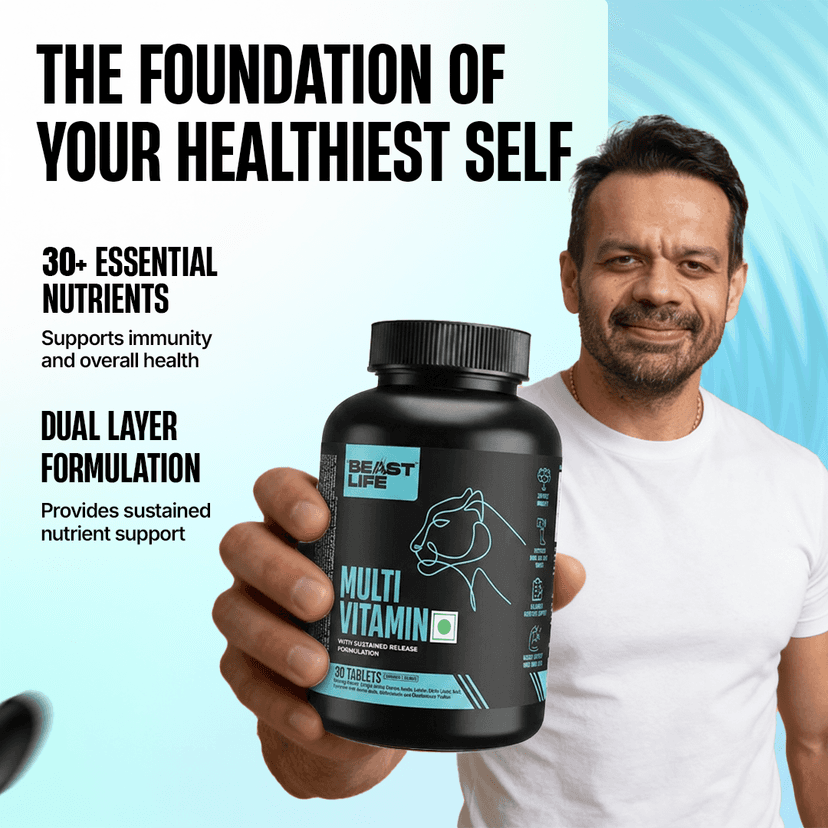 Beastlife Multivitamins with Sustained Release Technology | 90 Day Pack view 2