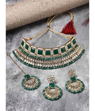 Sukkhi White Alloy Necklace Set ( Pack of 1 )