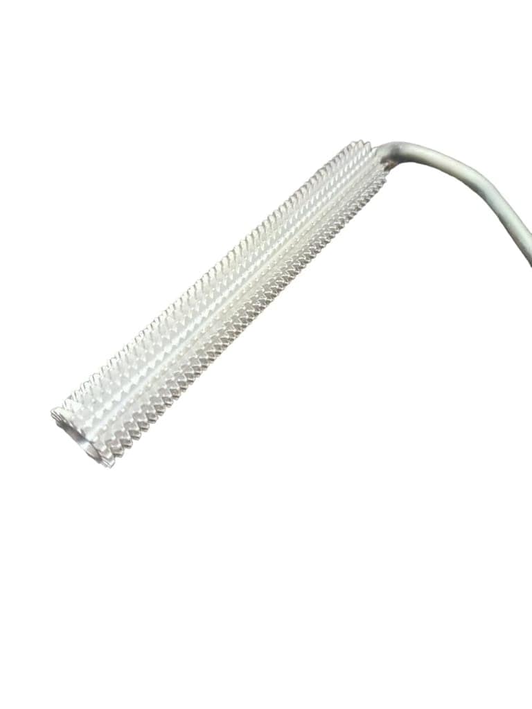 MD Fiberglass Roller Tool, Aluminum Alloy FRP Bubble Paddle Laminating Spike Roller/V Notch Nobby Roller for FRP Resin Work view 8