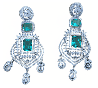 American Diamond Beautiful Party Wear Earrings