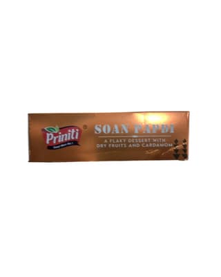 Priniti Soan Papdi - Flaky Dessert with Dry Fruits and Cardamom