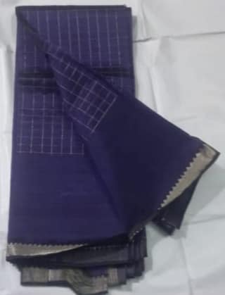 Soft And Breathable Pure Handloom Cotton Saree With Blouse Piece