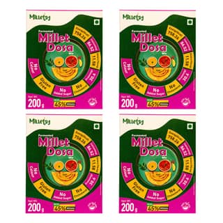 Milletsy Millet Dosa Instant Mix Pack of 4| 200 gm each