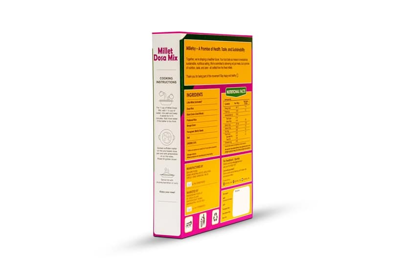 Milletsy Millet Dosa Instant Mix Pack of 4| 200 gm each view 3