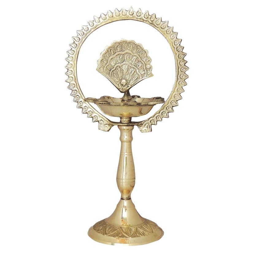 Brass Deepak More Charkar 4 (FMAS656 C) view 3