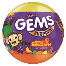 CADBURY GEMS SURPRISE BALL