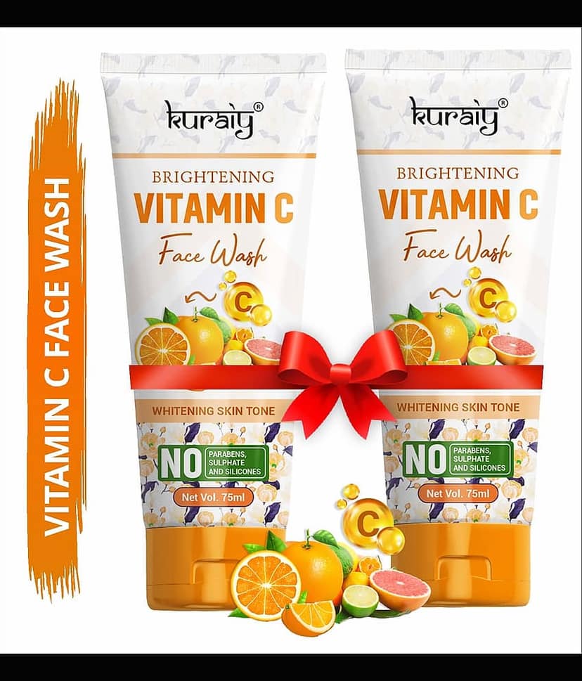 KURAIY Vitamin C Face Cream Improve Fine Lines Dull Skin Moisturizing Anti Aging Skin Care