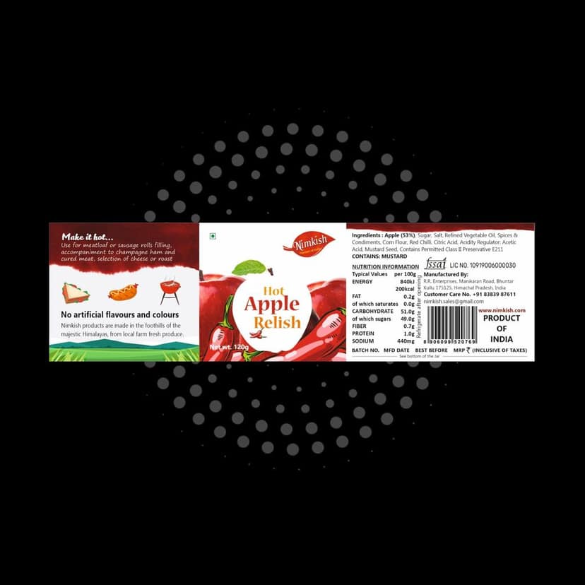 Nimkish Breakfast Essentials Combo Pack | Tea Masala, Italian Seasoning &Hot Apple Relish | Gourmet Morning Kit view 7