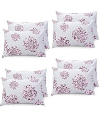 HIDECOR - Pack of 2 Microfibre Polka Dots Standard Size Pillow Cover ( 68.58 cm(27) x 43.18 cm(17) ) - Pink