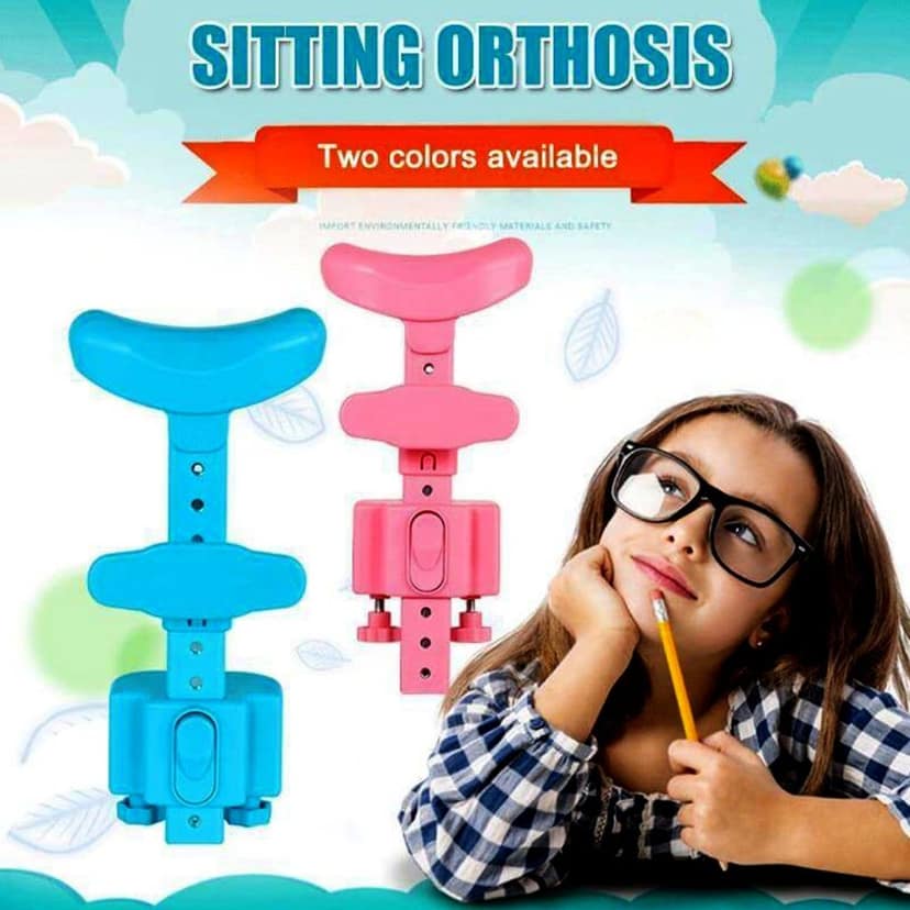 Student Sitting Posture Corrector Child Protector, Kids Sitting Posture Corrector for Reading Writing Adjustable Sitting Support Brace Eye Protection, School Gifts (1 Pc) view 8