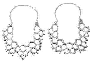 Elegant Spiral Brass Earrings - Hand Polished & Silver Plated, Lead & Nickel Free for Sensitive Ears
