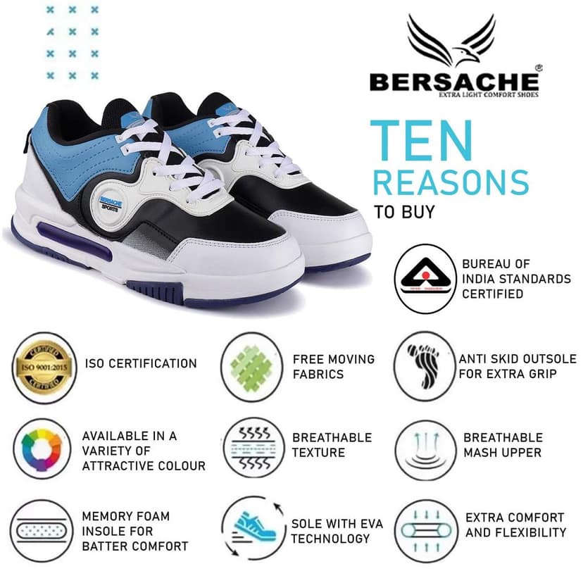 Bersache Sneaker, Loafers ,Casual With Extra Comfort Sneakers For Men's view 5