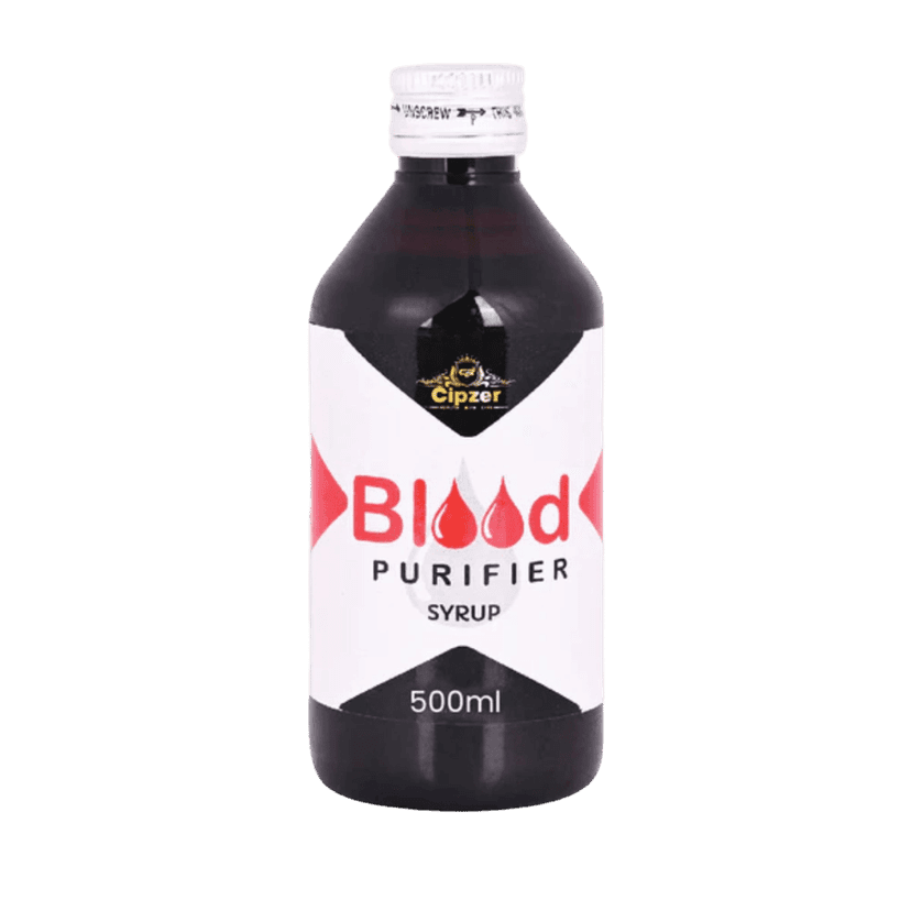 Cipzer Blood Purifier Syrup (500ml): Detox for Clear Skin, Liver Support & Enhanced Natural Immunity
