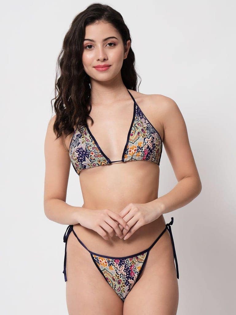 Klamotten Women's Sexy Printed Honeymoon Bikini Set 13Nc0 view 4