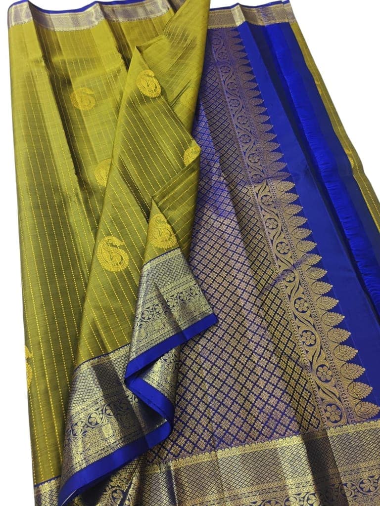 Kanchipuram pure handloom silk view 2
