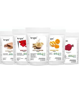 Keegan - Natural Glow Facial Kit For All Skin Type ( Pack of 5 )