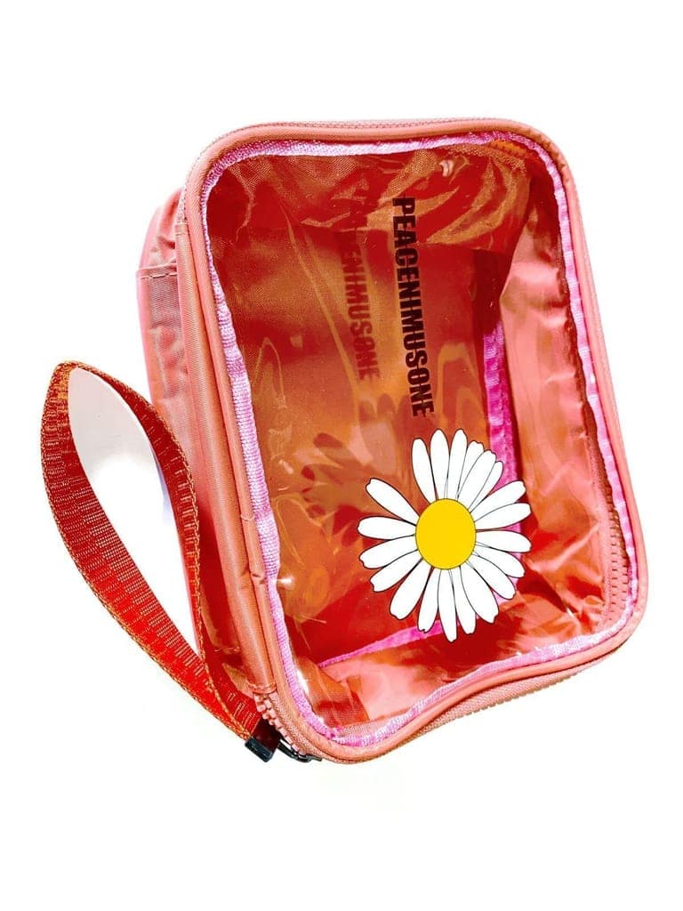 GOKULAM Makeup Travel Bag Organizer for Women and Girl Cute Cosmetic Storage Train Case Portable Large Capacity Random Color(1 pc) view 5