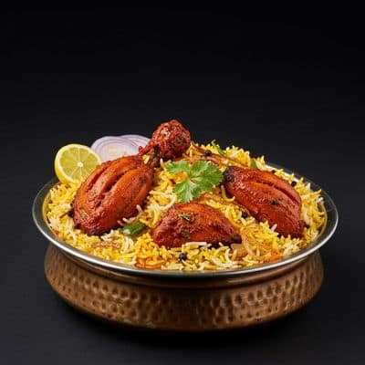 Chicken Tikka Biryani Full